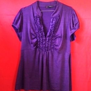 Beautiful heartsoul purple top